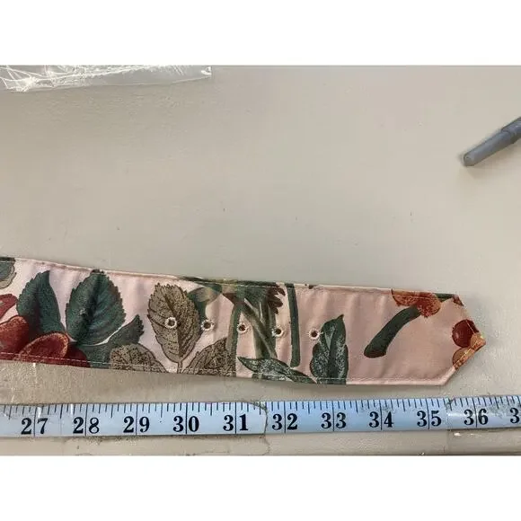 Vtg Sabino Dress Womens Medium Romantic Botanical Floral Cottagecore 80s Pockets - Picture 15 of 16